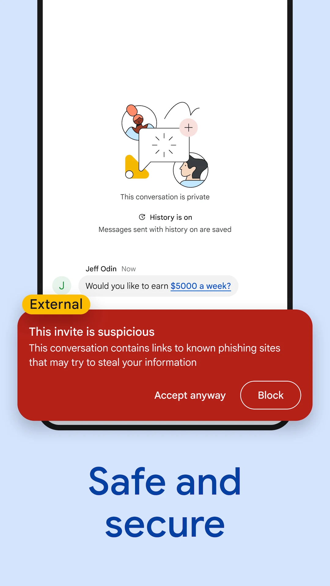 Google Chat screenshot